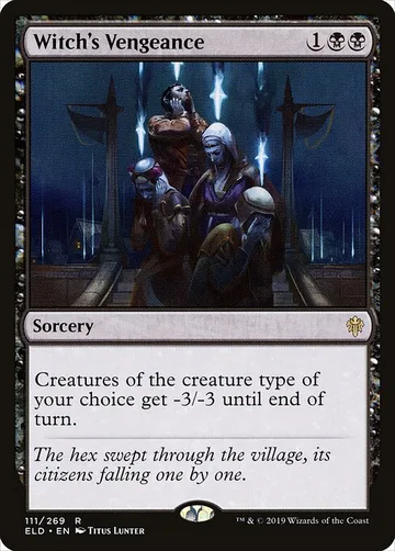 Witch's Vengeance 111, carta de Magic: The Gathering de Throne of Eldraine