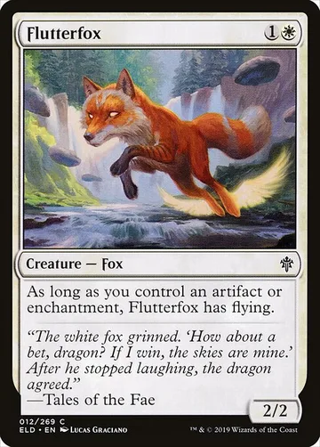 Flutterfox 12, carta de Magic: The Gathering de Throne of Eldraine