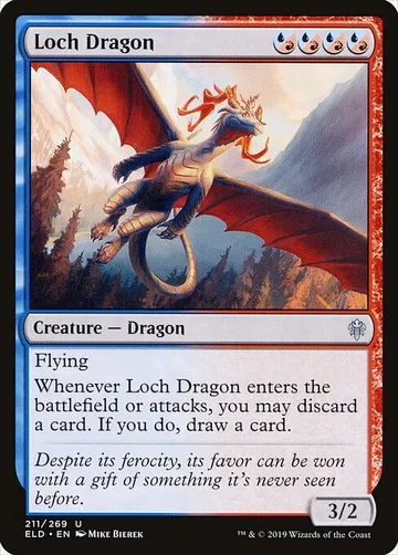 Loch Dragon 211, carta de Magic: The Gathering de Throne of Eldraine