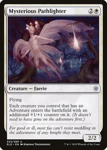 Mysterious Pathlighter 22, carta de Magic: The Gathering de Throne of Eldraine