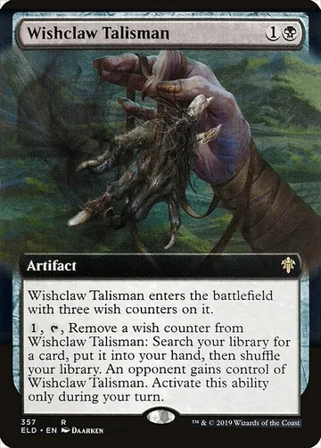 Wishclaw Talisman 357, carta de Magic: The Gathering de Throne of Eldraine