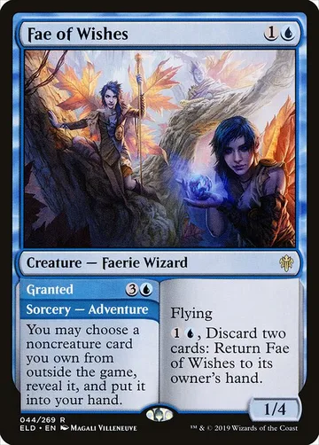 Fae of Wishes // Granted 44, carta de Magic: The Gathering de Throne of Eldraine