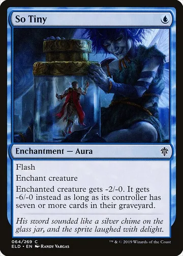 So Tiny 64, carta de Magic: The Gathering de Throne of Eldraine