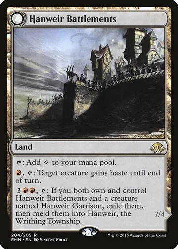 Hanweir Battlements 204, carta de Magic: The Gathering de Eldritch Moon