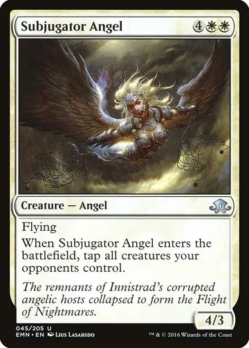 Subjugator Angel 45, carta de Magic: The Gathering de Eldritch Moon