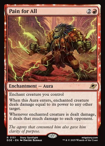 Pain for All 151, carta de Magic: The Gathering de Edge of Eternities