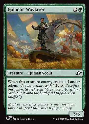 Galactic Wayfarer 185, carta de Magic: The Gathering de Edge of Eternities