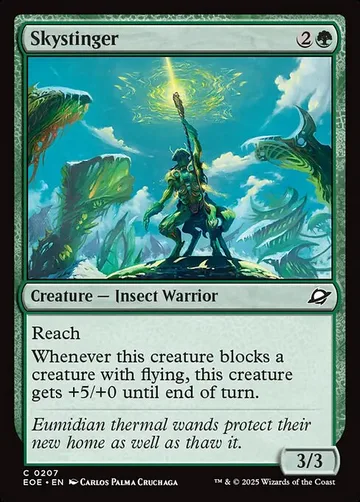 Skystinger 207, carta de Magic: The Gathering de Edge of Eternities