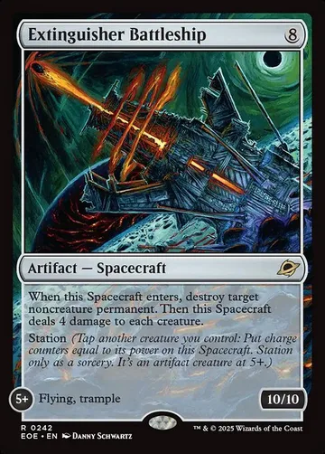 Extinguisher Battleship 242, carta de Magic: The Gathering de Edge of Eternities