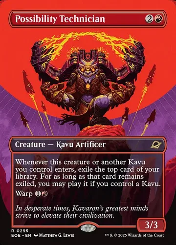 Possibility Technician 295, carta de Magic: The Gathering de Edge of Eternities