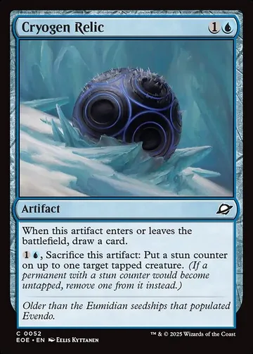 Cryogen Relic 52, carta de Magic: The Gathering de Edge of Eternities