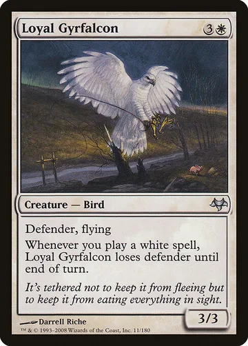 Loyal Gyrfalcon 11, carta de Magic: The Gathering de Eventide