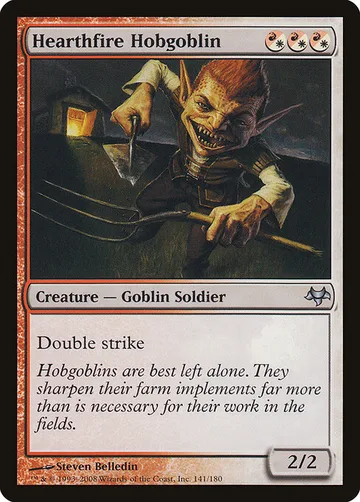 Hearthfire Hobgoblin 141, carta de Magic: The Gathering de Eventide