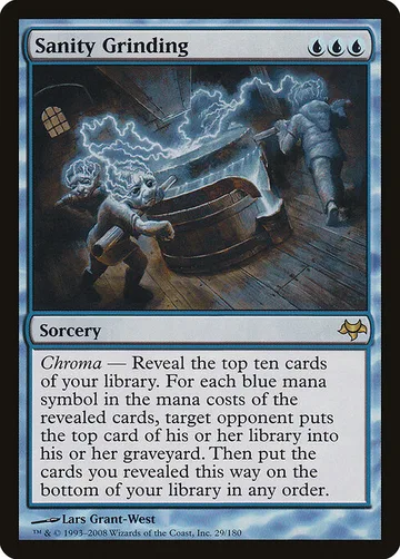Sanity Grinding 29, carta de Magic: The Gathering de Eventide