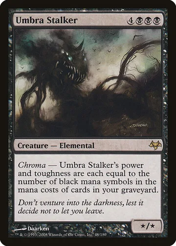 Umbra Stalker 48, carta de Magic: The Gathering de Eventide