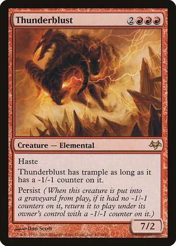 Thunderblust 63, carta de Magic: The Gathering de Eventide