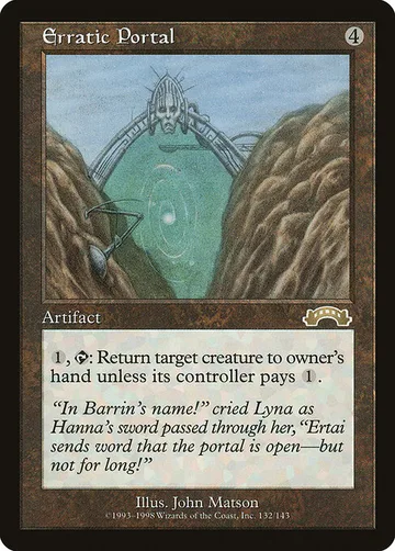 Erratic Portal 132, carta de Magic: The Gathering de Exodus
