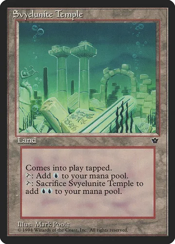 Svyelunite Temple 102, carta de Magic: The Gathering de Fallen Empires