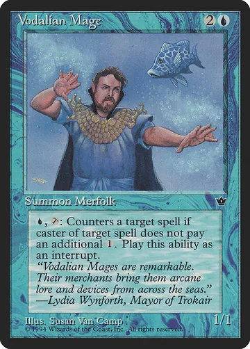 Vodalian Mage 30a, carta de Magic: The Gathering de Fallen Empires