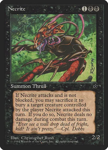 Necrite 41b, carta de Magic: The Gathering de Fallen Empires