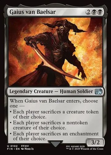Gaius van Baelsar 102, carta de Magic: The Gathering de Final Fantasy