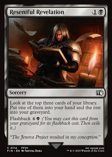 Resentful Revelation 114, carta de Magic: The Gathering de Final Fantasy
