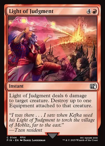 Light of Judgment 144, carta de Magic: The Gathering de Final Fantasy