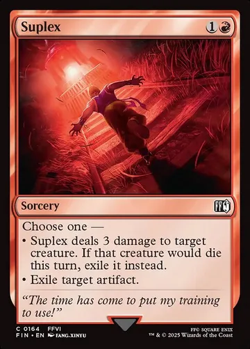 Suplex 164, carta de Magic: The Gathering de Final Fantasy