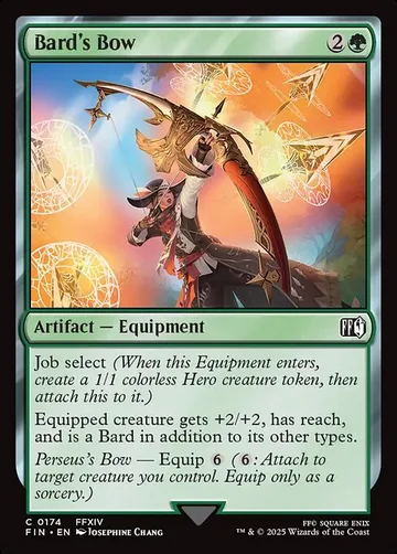 Bard's Bow 174, carta de Magic: The Gathering de Final Fantasy