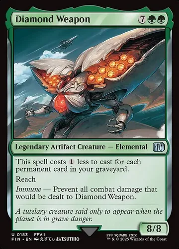 Diamond Weapon 183, carta de Magic: The Gathering de Final Fantasy