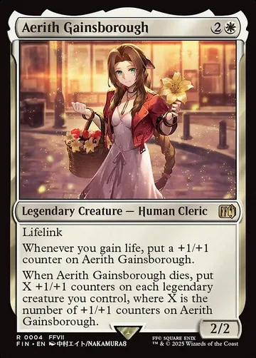 Aerith Gainsborough 4, carta de Magic: The Gathering de Final Fantasy