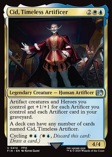 Cid, Timeless Artificer 414, carta de Magic: The Gathering de Final Fantasy