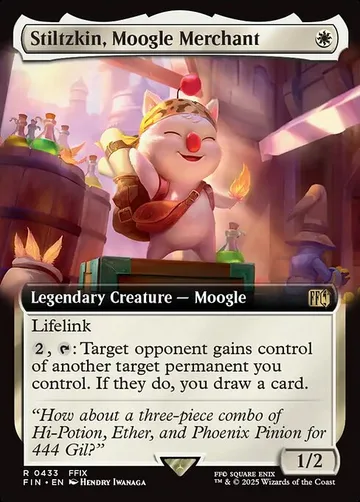 Stiltzkin, Moogle Merchant