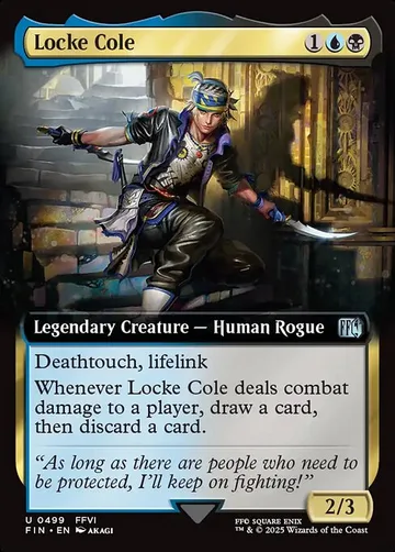 Locke Cole 499, carta de Magic: The Gathering de Final Fantasy