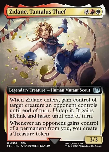 Zidane, Tantalus Thief 518, carta de Magic: The Gathering de Final Fantasy