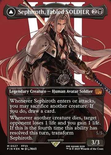 Sephiroth, Fabled SOLDIER // Sephiroth, One-Winged Angel 527