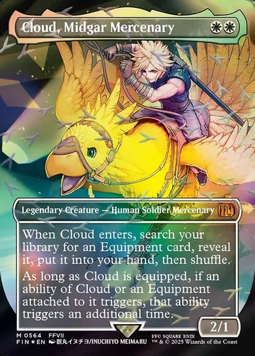 Cloud, Midgar Mercenary 564, carta de Magic: The Gathering de Final Fantasy