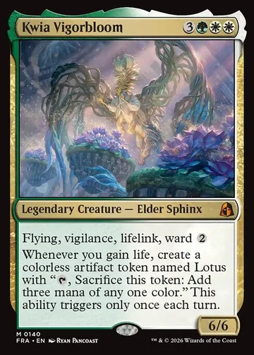 Kwia Vigorbloom 140, carta de Magic: The Gathering de Reality Fracture