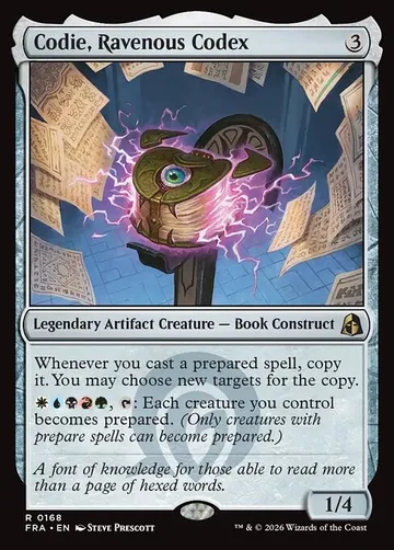 Codie, Ravenous Codex 168