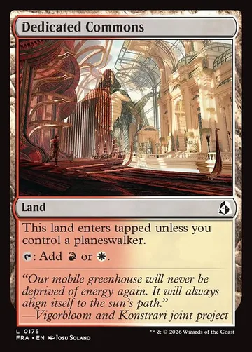 Dedicated Commons 175, carta de Magic: The Gathering de Reality Fracture