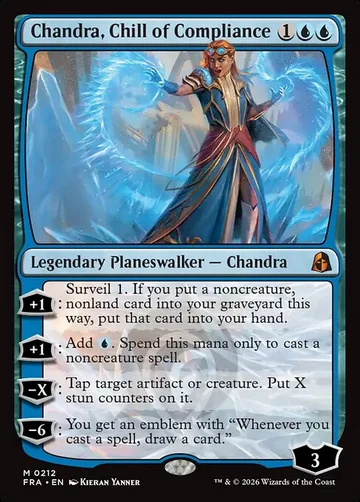 Chandra, Chill of Compliance 212, carta de Magic: The Gathering de Reality Fracture