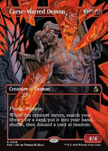 Curse-Marred Demon 328, carta de Magic: The Gathering de Reality Fracture