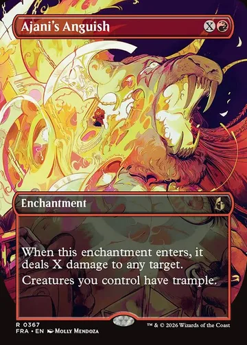 Ajani's Anguish 367, carta de Magic: The Gathering de Reality Fracture