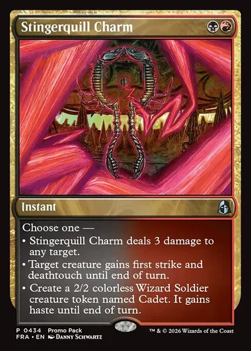 Stingerquill Charm 434, carta de Magic: The Gathering de Reality Fracture