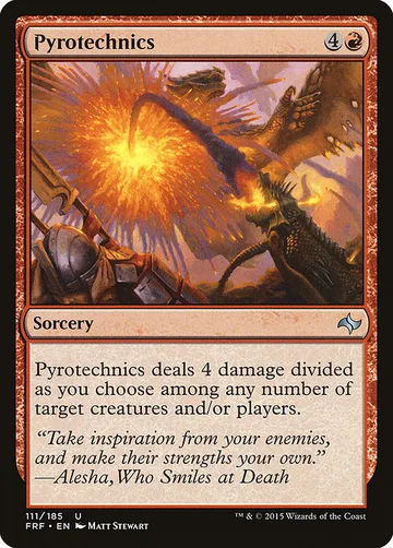 Pyrotechnics 111, carta de Magic: The Gathering de Fate Reforged