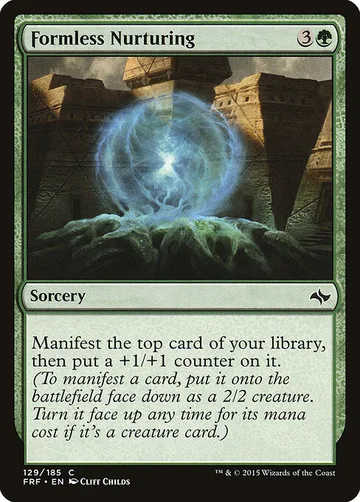 Formless Nurturing 129, carta de Magic: The Gathering de Fate Reforged