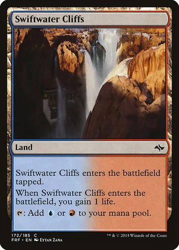 Swiftwater Cliffs 172, carta de Magic: The Gathering de Fate Reforged