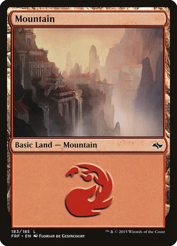 Mountain 183, carta de Magic: The Gathering de Fate Reforged