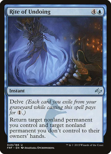 Rite of Undoing 49, carta de Magic: The Gathering de Fate Reforged