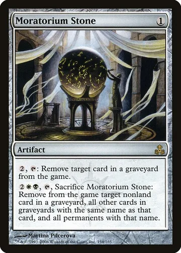 Moratorium Stone 154, carta de Magic: The Gathering de Guildpact